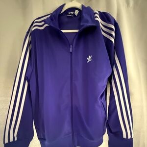 Adidas Originals Purple Track Jacket XL - Retro Style with Matching Pants Option